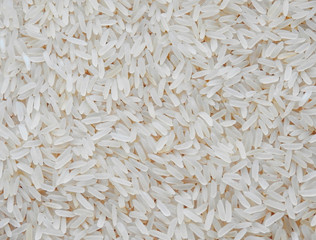 Long grain rice. 