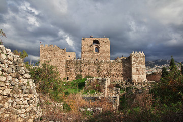 Fototapeta na wymiar Byblos, Lebanon, Roman Ruins