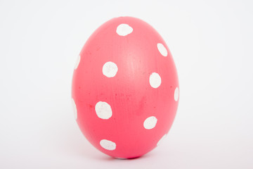 Beautiful Easter Pink egg color isolate