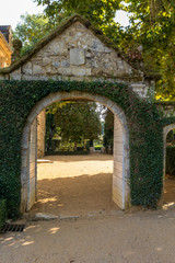 Obraz na płótnie Canvas The picturesque Jardins du Manoir d Eyrignac in Dordogne. France