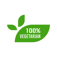 Vegetarian food label design