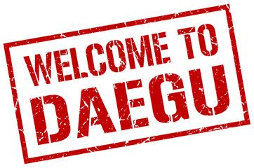 welcome to Daegu stamp