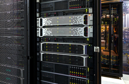 Blade server equipment rack in big data center