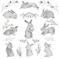 Set of hares 
