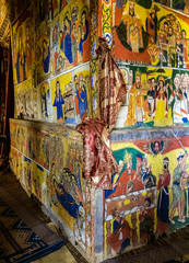 Fototapeta premium Ethiopia. Zege Peninsula in Lake Tana. Ura Kidane Mehret Church