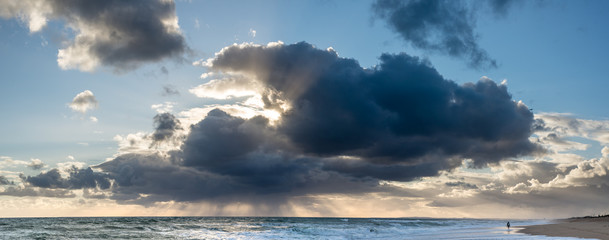 Obraz premium Entardecer no mar