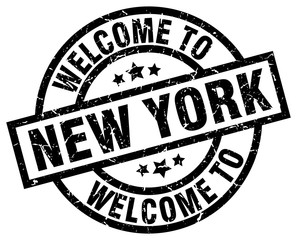 welcome to New York black stamp