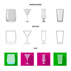 Vector design of form and celebration symbol. Set of form and volume vector icon for stock.