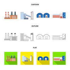 Obraz premium Isolated object of production and structure logo. Set of production and technology stock vector illustration.