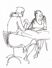 Instant sketch, women