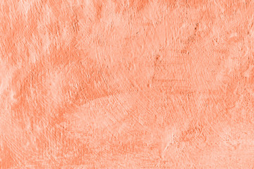 Coral paint. Abstract painted decorative wall background.
