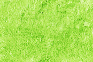 Abstract painted decorative background. Background color UFO Green.