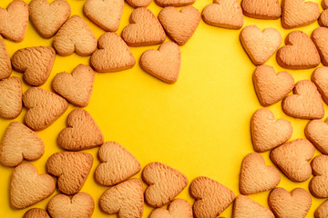 Cookies in shape of heart