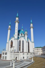 Fototapeta na wymiar Mosque Kool-Sharif in Kazan, Tatarstan, Ryssian Federation, 