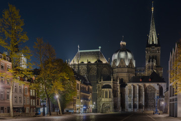 Aachen by night