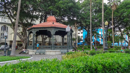 Naklejka premium Guayaquil is the city in Ecuador, South America