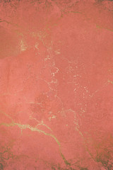 Luxury grunge texture with effect overlay gold. Gold splash. Coral gold background. Print quality..