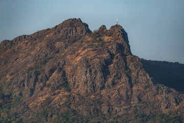 View of the mountain in Girnar, Jundagadh, Gujarat, India