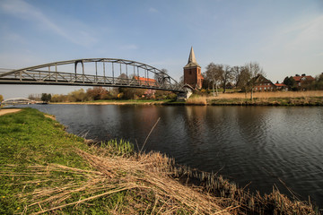 Fototapeta na wymiar Elbe-Lübeck-Kanal in Berkenthin