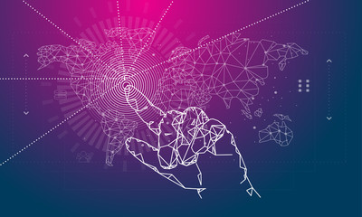 Abstract future realistics shape objects. Innovations blend systems and technologies in big data. development  technology automatically process. black and full color future style.