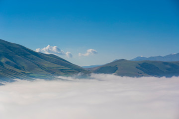 Plans Castelluccio in Italy