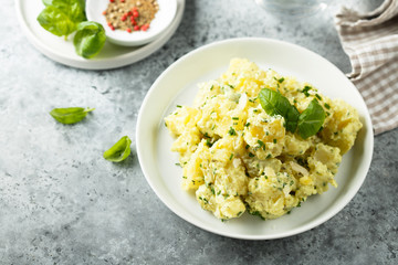Homemade potato salad
