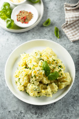 Homemade potato salad