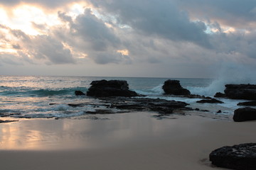 Sunrise on the coast