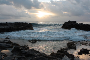 Sunrise on the coast