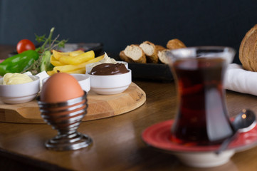 at breakfast, cucumber tomato cheese olive tray