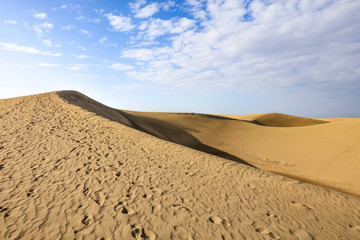 Summer background of sand on beach and free space for your decoration. 