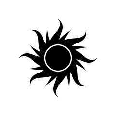 sun icon vector