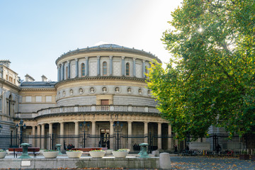 Exterior view of the famous National Library of Ireland