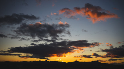 Sunset in Midlothian, Scotland