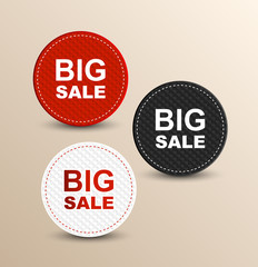BIG SALE banners. Vector illustration.