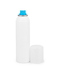 White bottle with Body antiperspirant deodorant roll-on isolated on white background