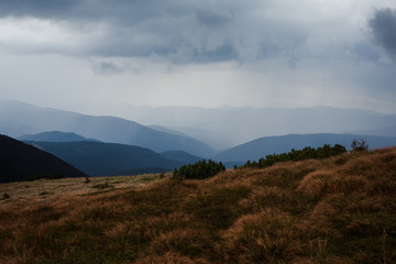 dark clouds after rain