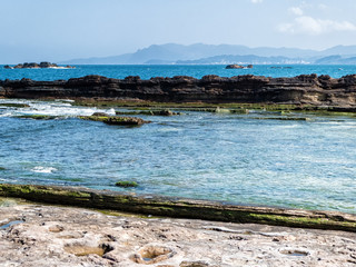 yehliu Geopark rock formation in Taiwan