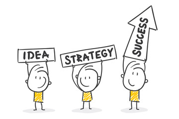 Strichfiguren / Strichmännchen: Idea, Strategy, Success.. (Nr. 377)	