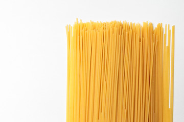 Raw Italian spaghetti pasta 