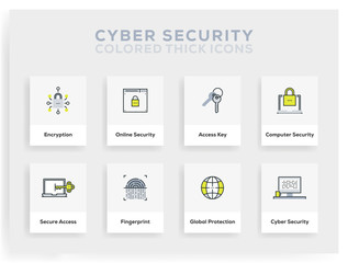 Cyber Security Icon Design