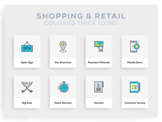 Shopping And Retail Infographic Design