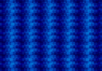 Blue abstract textured polygonal background. Blurry rectangular pattern design vector