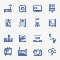 Connection And Technology Icon Concept