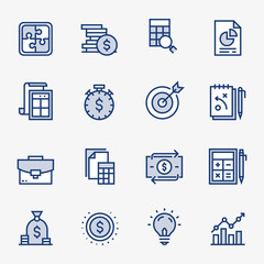 Finance And Money Icon Concept