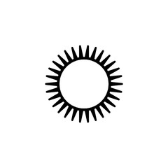 abstract sun. logotype