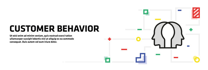 Customer Behavior Banner Concept