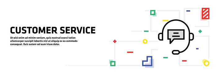 Customer Service Banner Concept