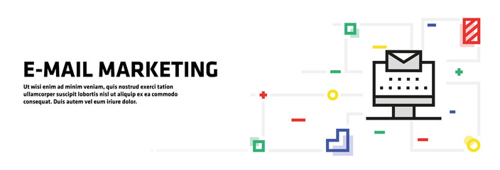 Email Marketing Banner Concept