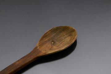 Wooden ladle for scoop